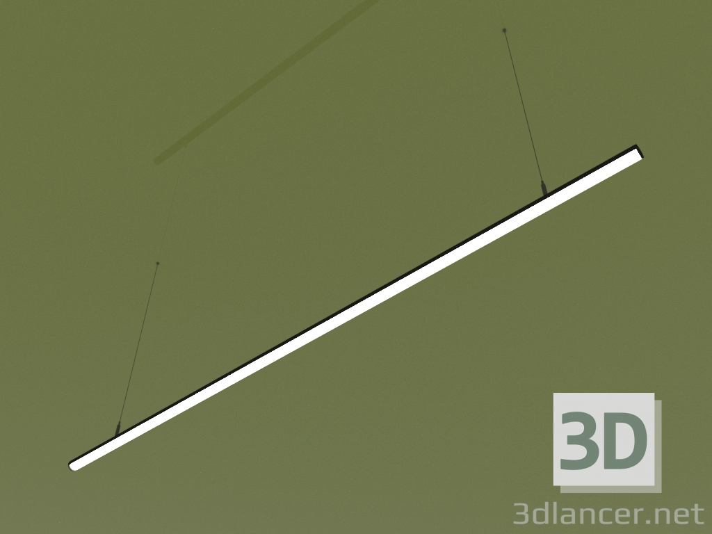 3d model Luminaria LINEAR O18 (1000 mm) - vista previa