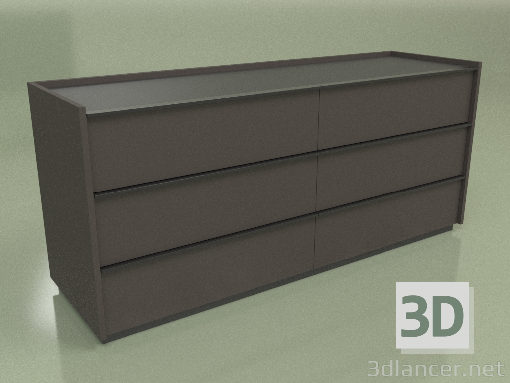 3d model Cajonera Verona 6 (5) - vista previa