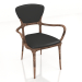 3d model Chair with armrests Teresa - preview