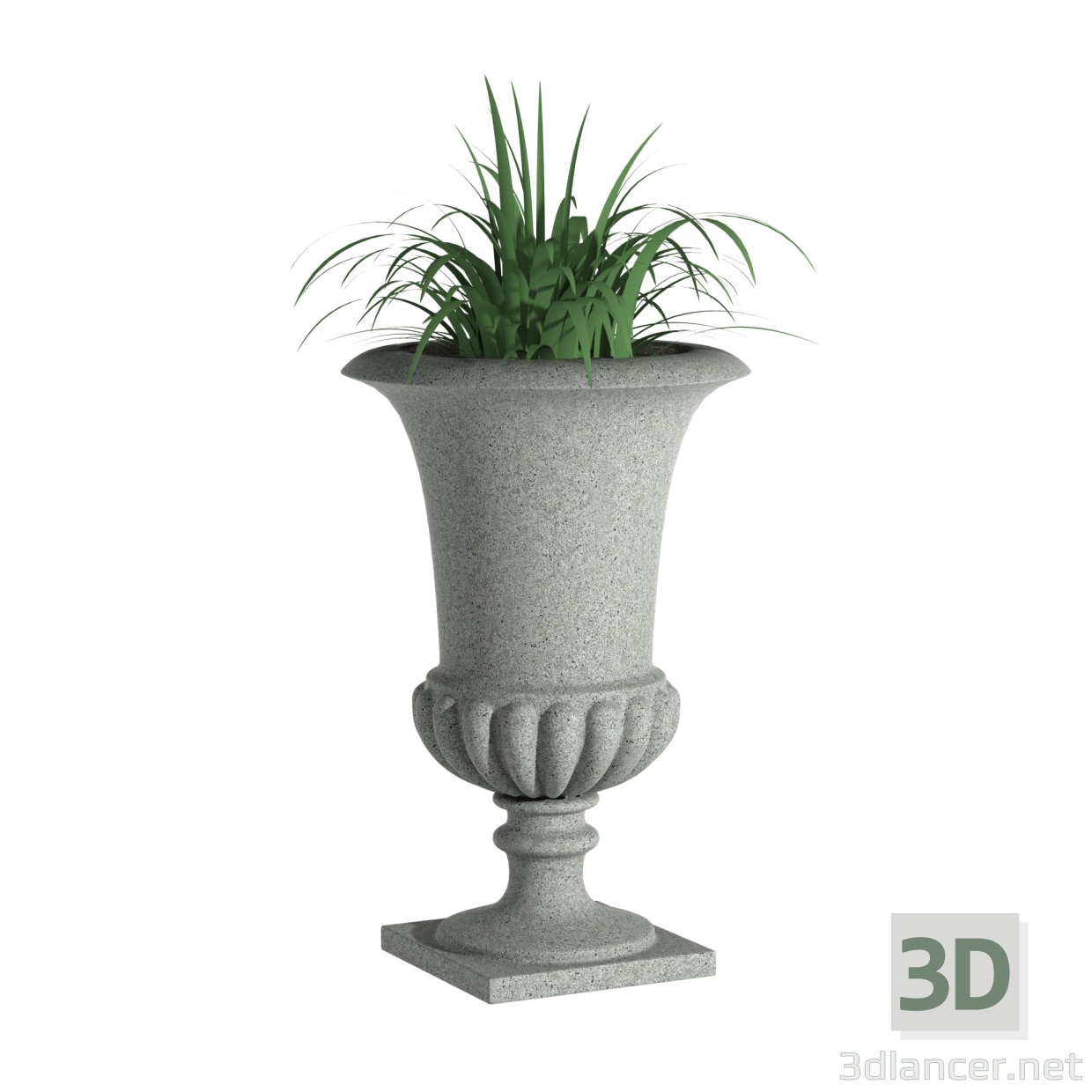 modèle 3D de Pot de fleurs В8_2 acheter - rendu