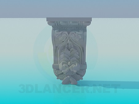 Modelo 3d Fretwork - preview