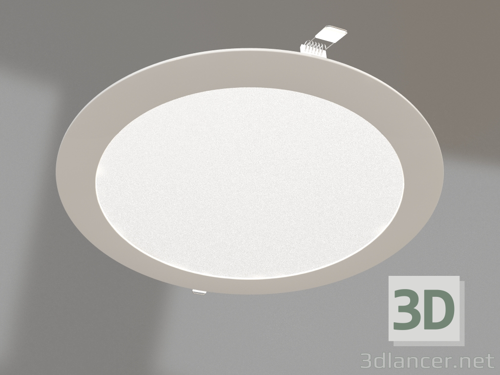 modello 3D Lampada DL-225M-21W Bianca - anteprima