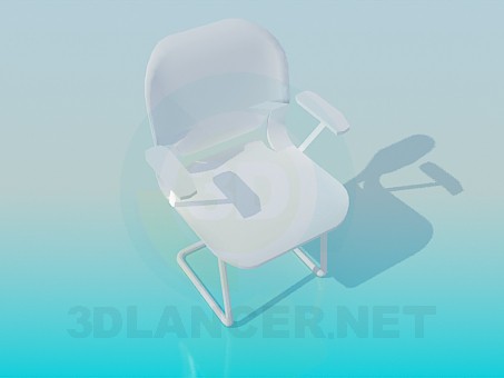 3d model Silla con brazos - vista previa