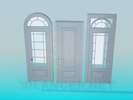 Modelo 3d Portas - preview