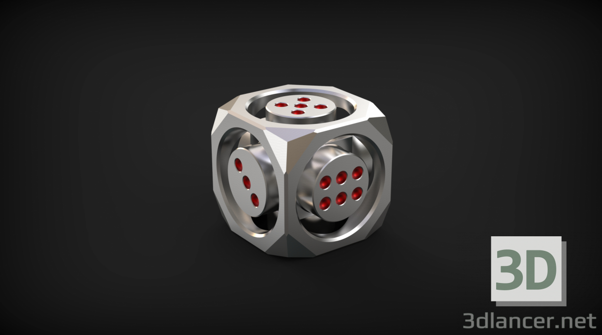 3d model Dice - preview