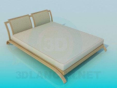 3d model Bed - preview