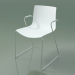 3d model Silla 0287 (sobre rieles con reposabrazos, polipropileno PO00101) - vista previa