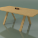 Modelo 3d Mesa com bancada de escritório 5033 (H 74 - 200 x 98 cm, carvalho natural, composição 1) - preview