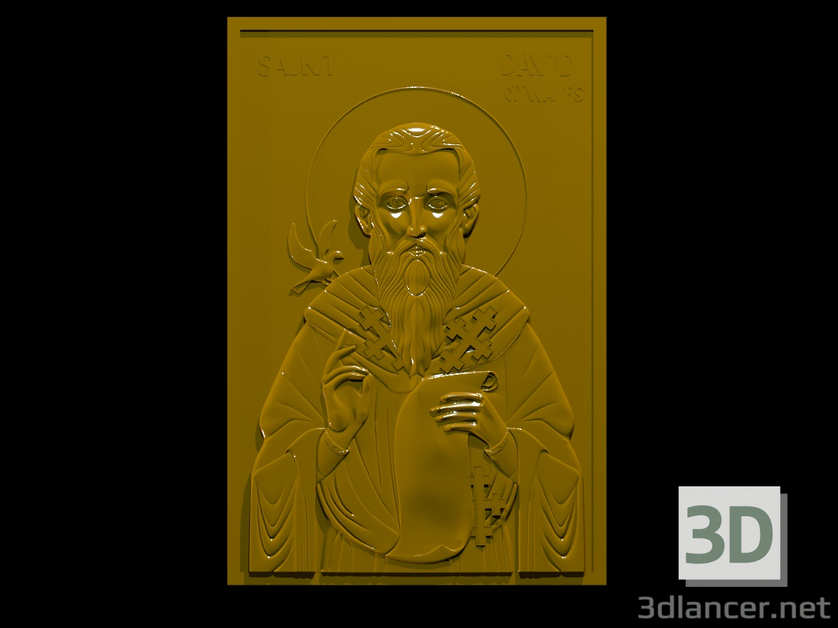 Icono del santo 3D modelo Compro - render