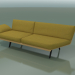 3D Modell Corner Double Module Lounge 4412 (135 ° links, natürliche Eiche) - Vorschau