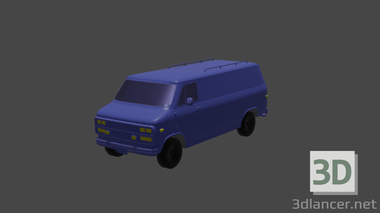 modèle 3D de Chevrolet van acheter - rendu