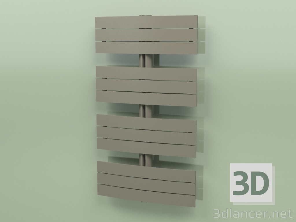 modello 3D Scaldasalviette - Apolima (1130 x 650, RAL - 7013) - anteprima