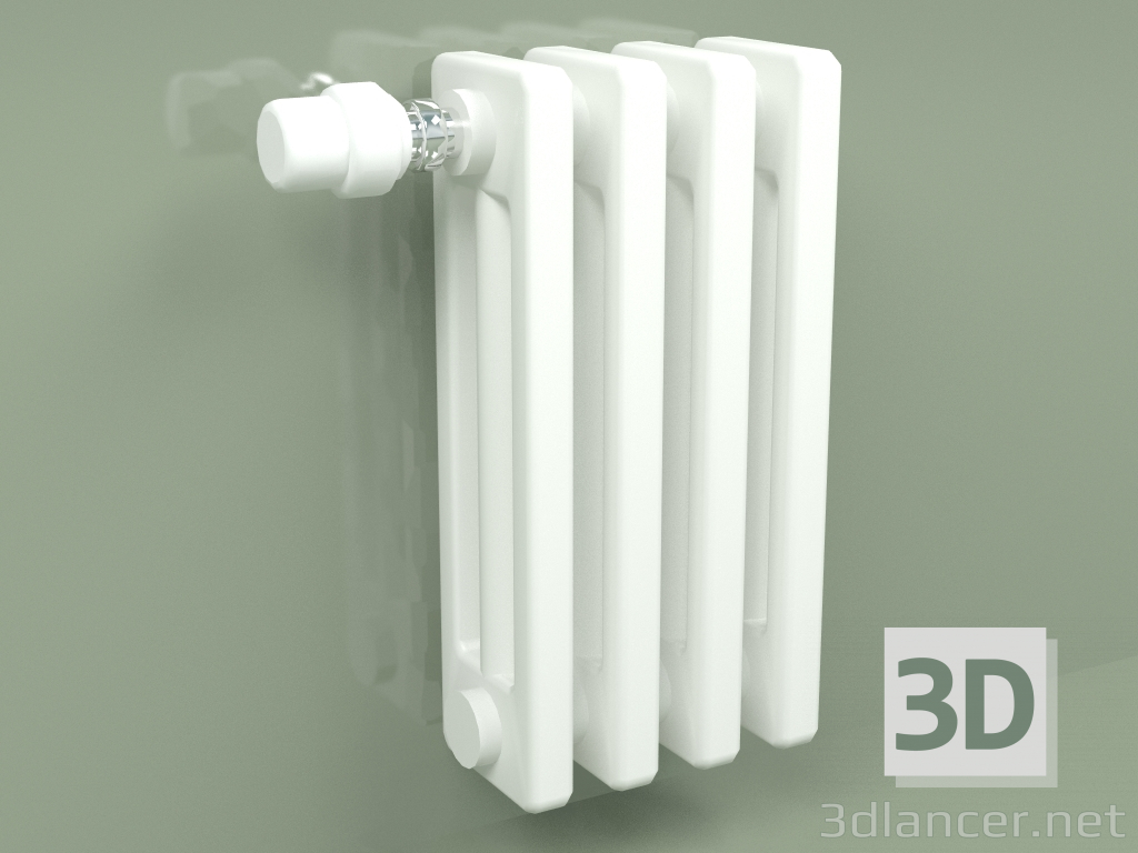 3d model Radiador Delta Laserline (DL3, H 365 mm, RAL - 9016) - vista previa