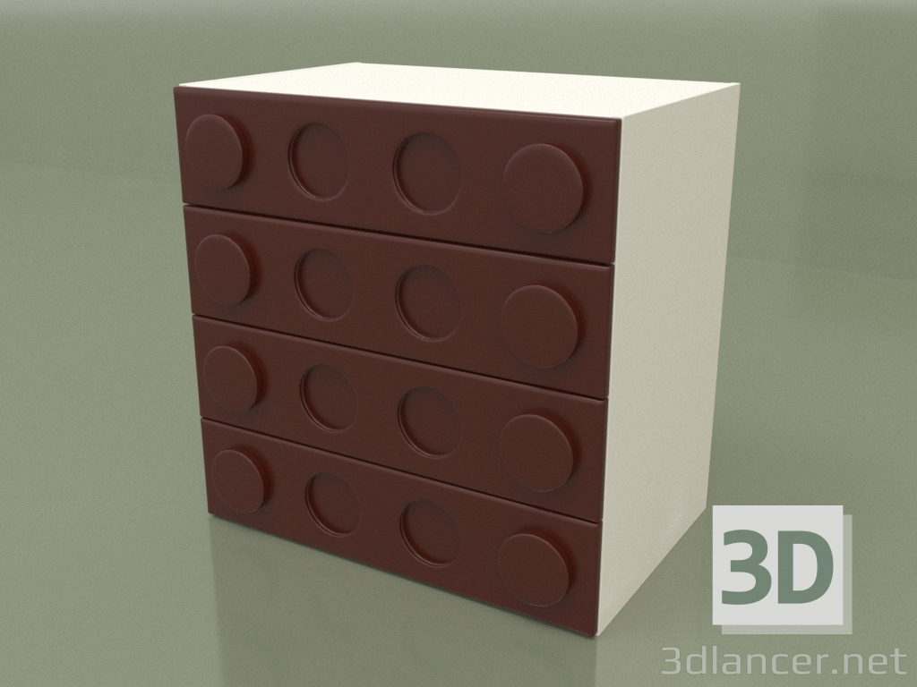 3d model Cajonera (Arabika) - vista previa