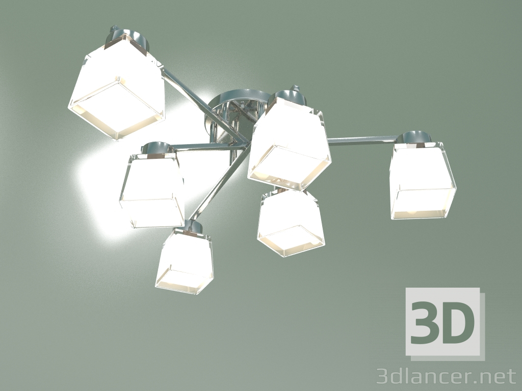 Modelo 3d Candelabro de teto Delfi 30162-6 (cromo) - preview