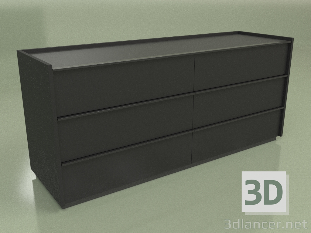 3D Modell Kommode Verona 6 (6) - Vorschau