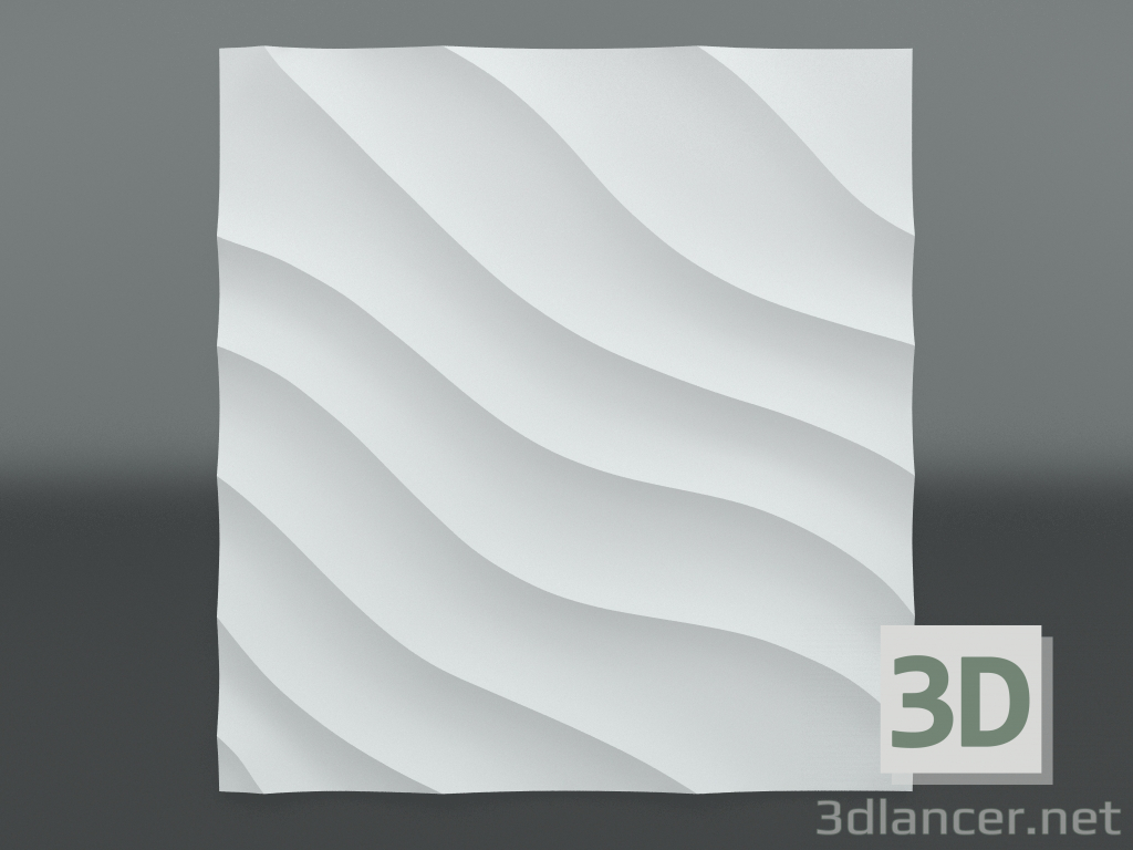 Modelo 3d Painel 3d de gesso Z-317 - preview