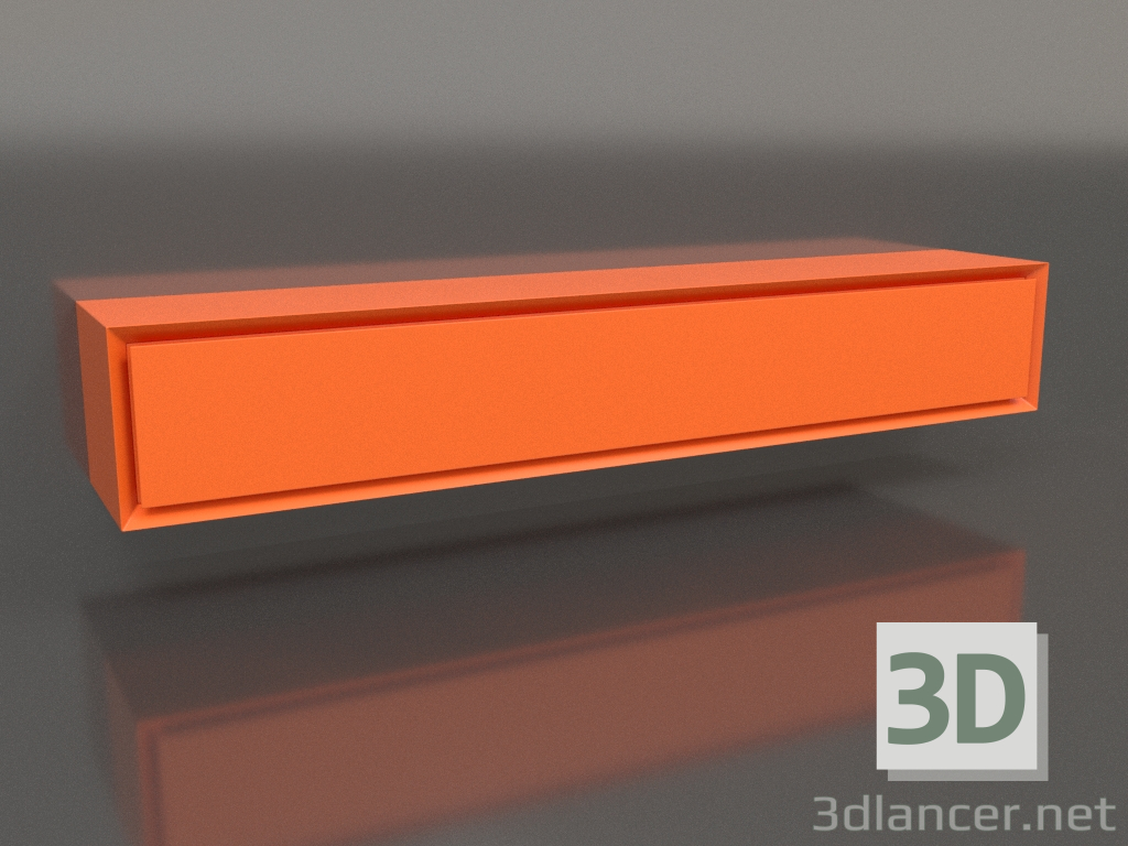 Modelo 3d Armário TM 011 (1200x200x200, laranja brilhante luminoso) - preview