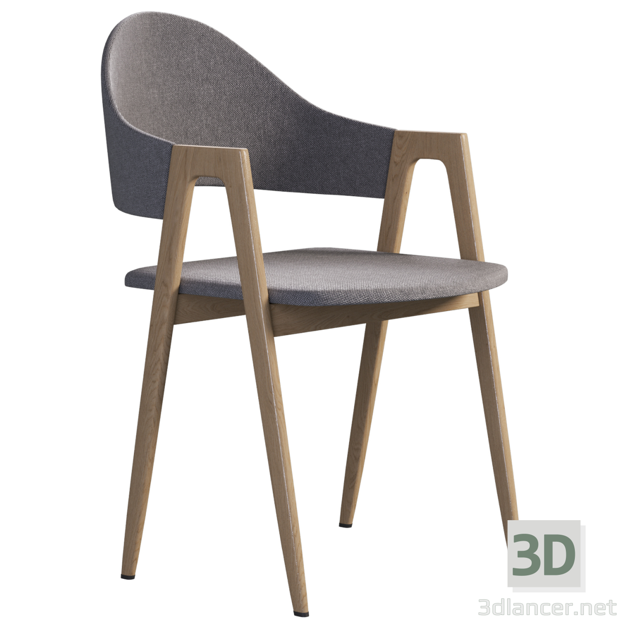 3d Kitchen chair Halmar K344 model buy - render