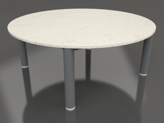3D-Modell "Couchtisch D 90 (Anthrazit, DEKTON Danae)"