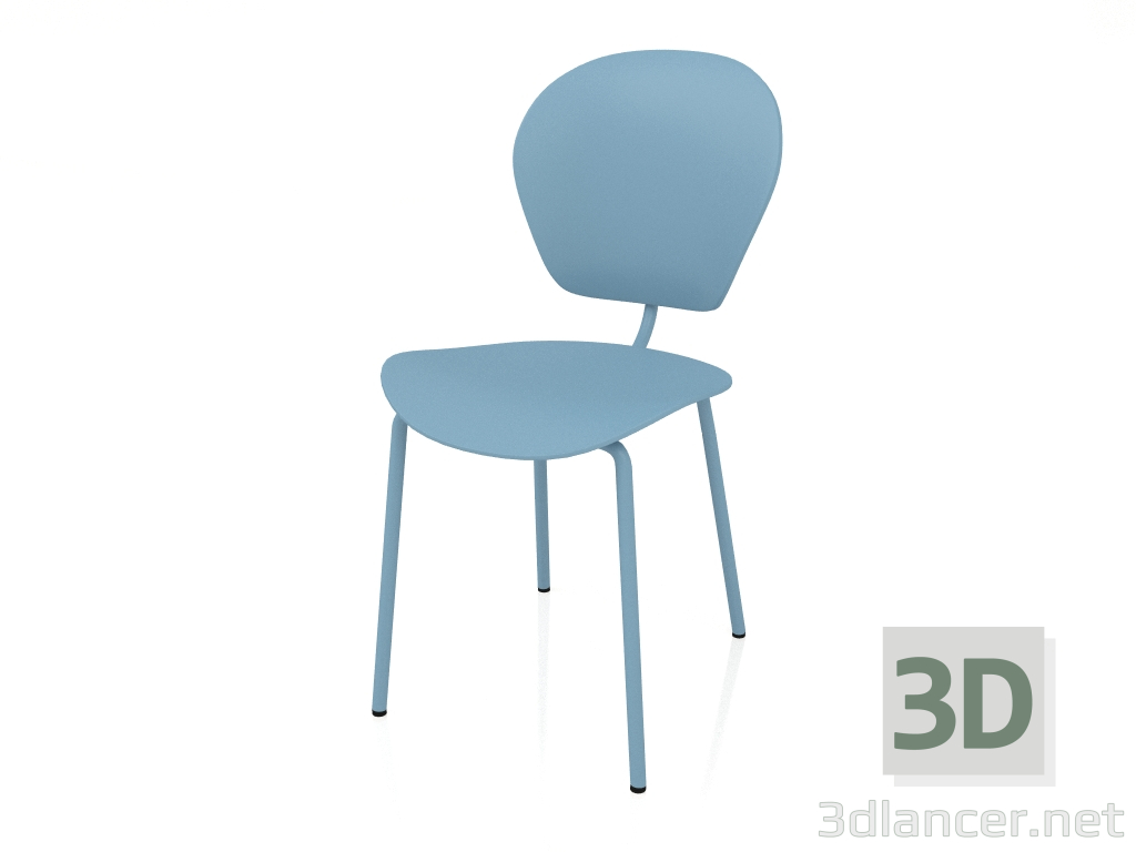 3d model La silla Ocean (Ocean Blue) - vista previa