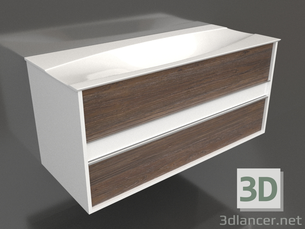 3d model Armario colgante 120 cm (EVO0112CD) - vista previa