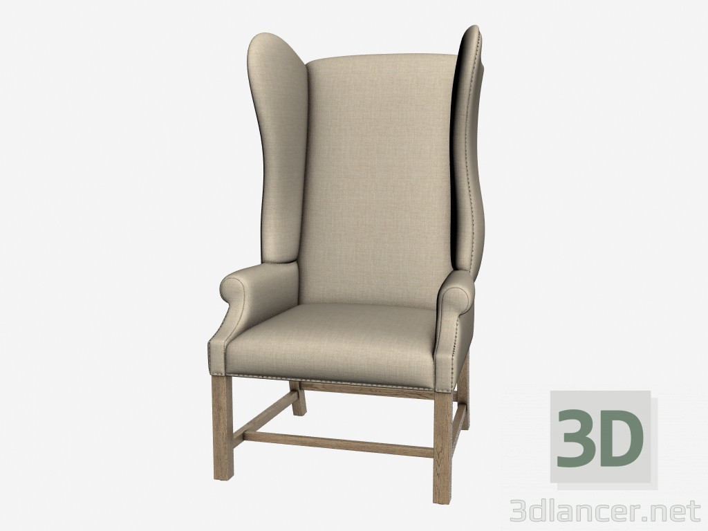 3d model Sillón VIRGINIE (602.003-F01) - vista previa