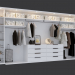 3d Women's wardrobe model buy - render