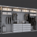 3d Women's wardrobe model buy - render