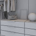 Vestidor de mujeres 3D modelo Compro - render