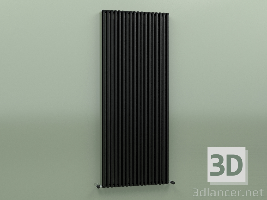 3d model Radiator SAX 2 (H 1800 18 EL, Black - RAL 9005) - preview