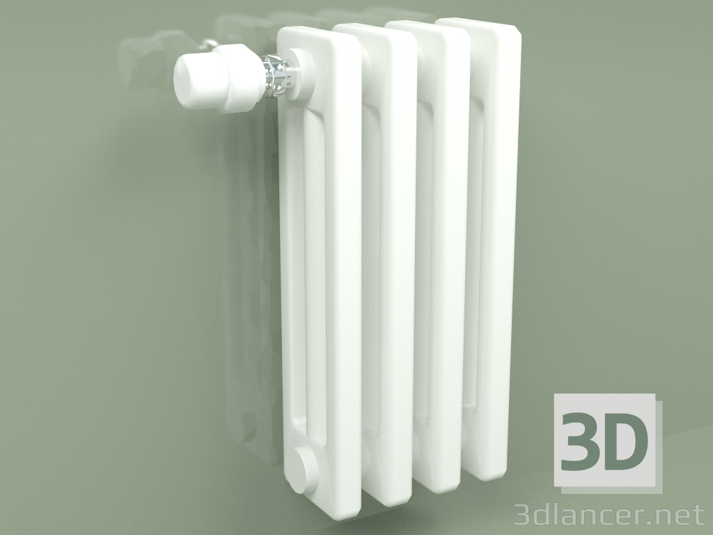 3d model Radiator Delta Laserline (DL3, H 400 mm, RAL - 9016) - preview