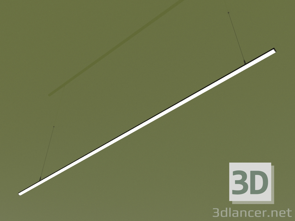 3D Modell Beleuchtungskörper LINEAR O18 (1500 mm) - Vorschau