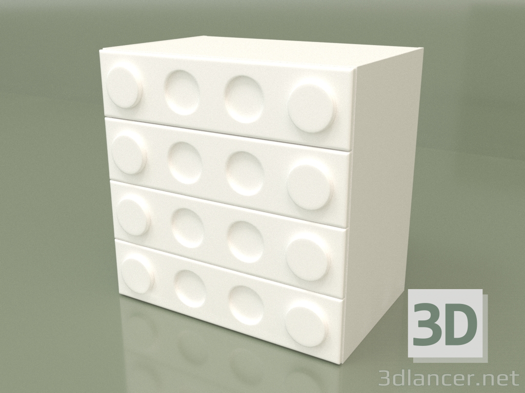 3d модель Комод (White) – превью