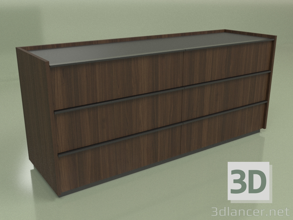 3d model Cajonera Verona 6 (7) - vista previa