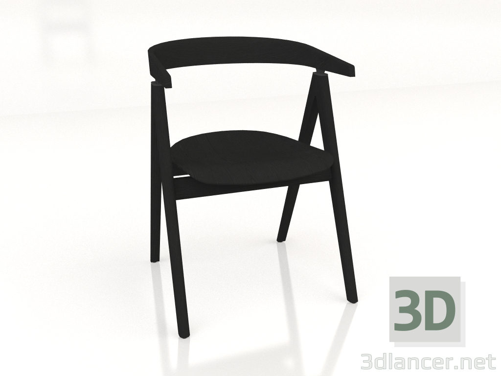 3d model Chair Ava (dark) - preview