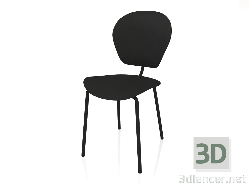 3D Modell Der Ocean Stuhl (Pirate Black) - Vorschau