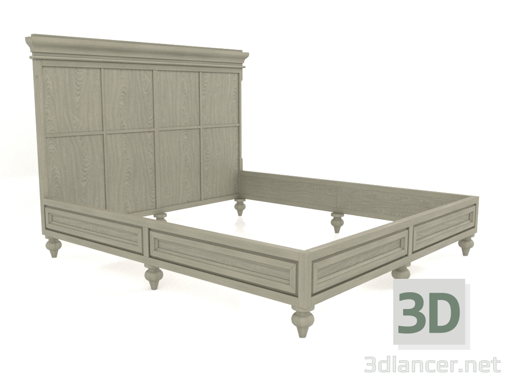 Modelo 3d Cama de casal - preview