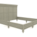 Modelo 3d Cama de casal - preview