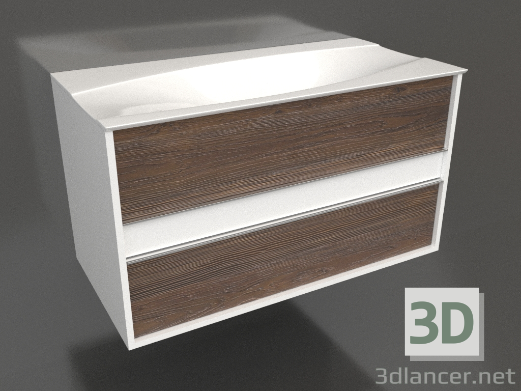 3d model Hanging cabinet 100 cm (EVO0110CD) - preview