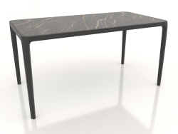 Стол Касаури с керамогранитом 1500х800 мм (Oak black, вариант 2)
