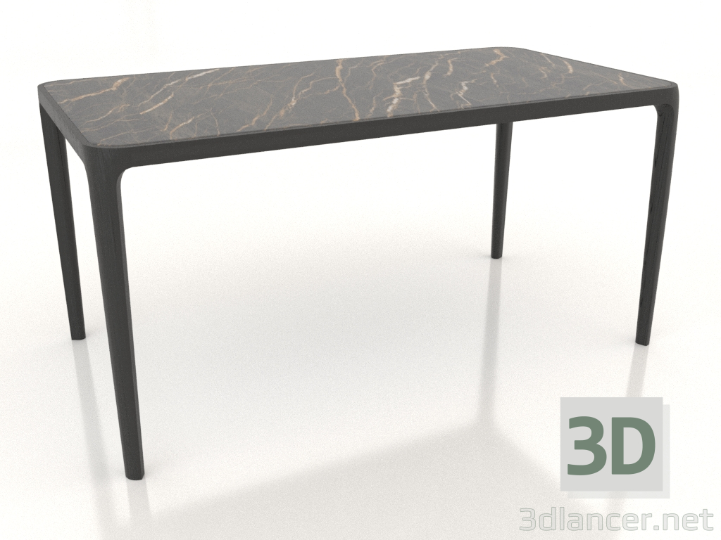 Modelo 3d Mesa Casauri com grés porcelânico 1500x800 mm (Carvalho preto, opção 2) - preview Modelo 3d Mesa Casauri com grés porcelânico 1500x800 mm (Carvalho preto, opção 2) - preview