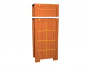 Armoire 2 portes avec une extension