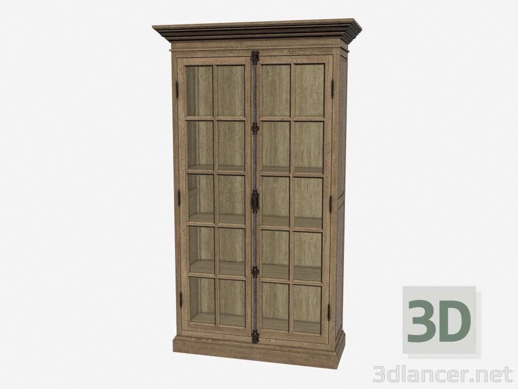 modello 3D A buffet VOLTAIRE della stoffa per tendine (501.002-28) - anteprima