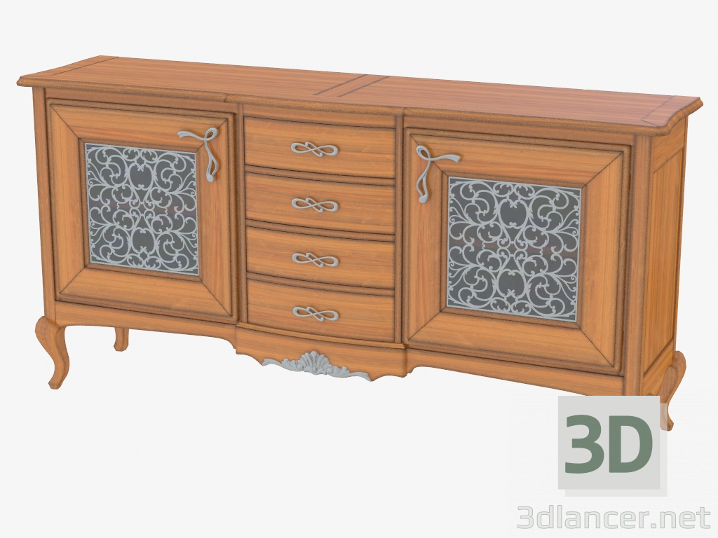 modèle 3D Commode (265 F) - preview