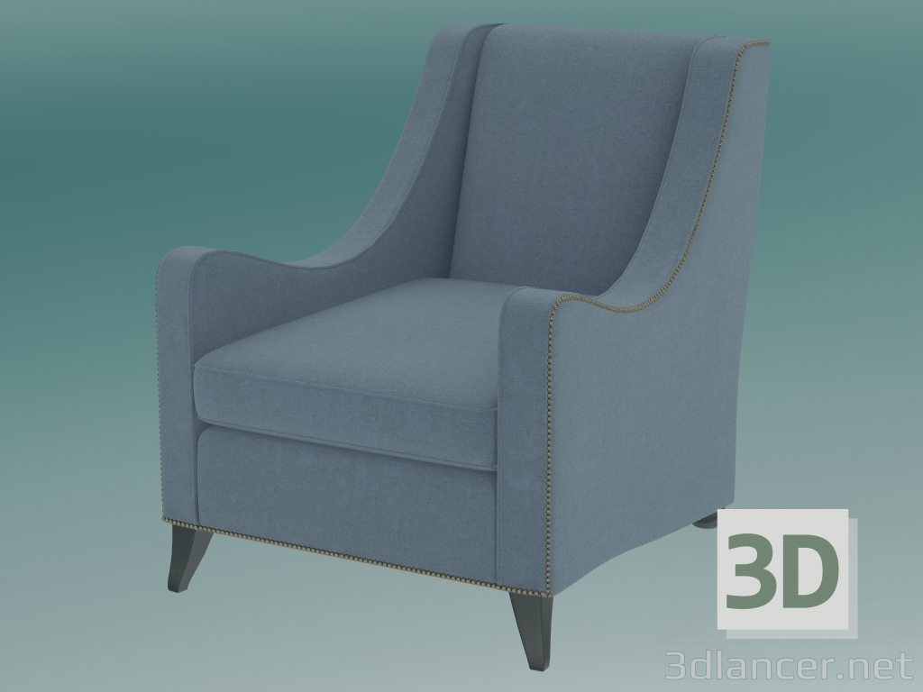 modèle 3D Fauteuil Stroud - preview