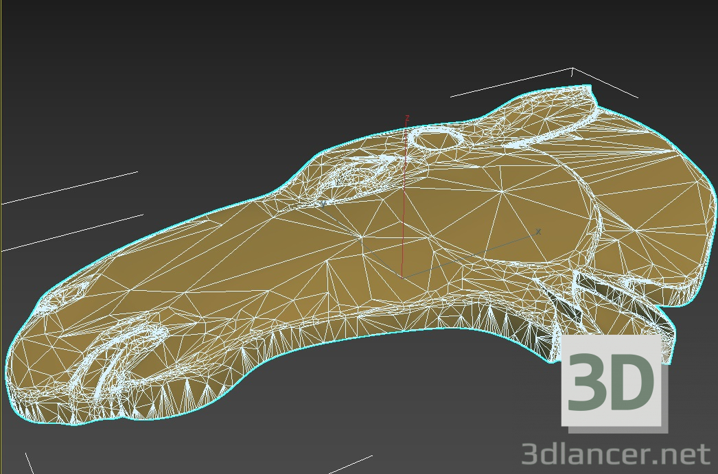 3D Boynuz standı modeli satın - render