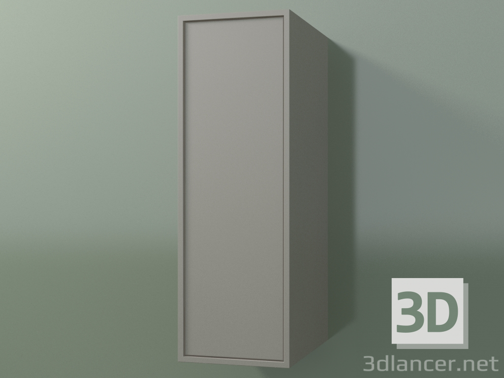 3d model Wall cabinet with 1 door (8BUABDD01, 8BUABDS01, Clay C37, L 24, P 36, H 72 cm) - preview