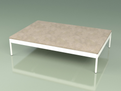 Table basse 355 (Metal Milk, Farsena Stone)