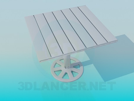 modello 3D Tabella delle plance - anteprima